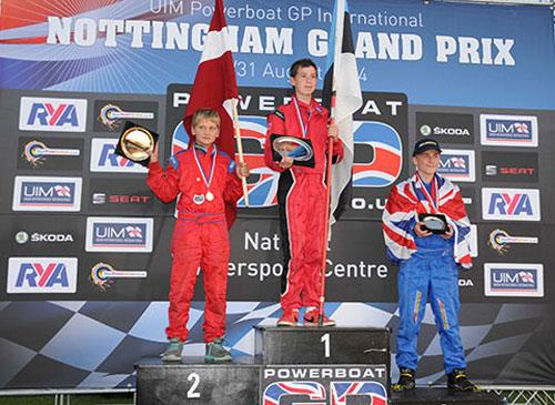 2014 GT15 European Championship Podium © RYA Powerboat racing